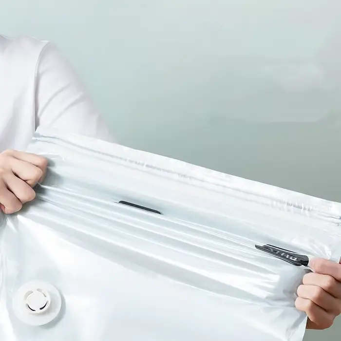 Sacs de rangement sous vide sans pompe – Sacs de compression extra-larges pour vêtements, couvertures et literie, accessoires pour la maison