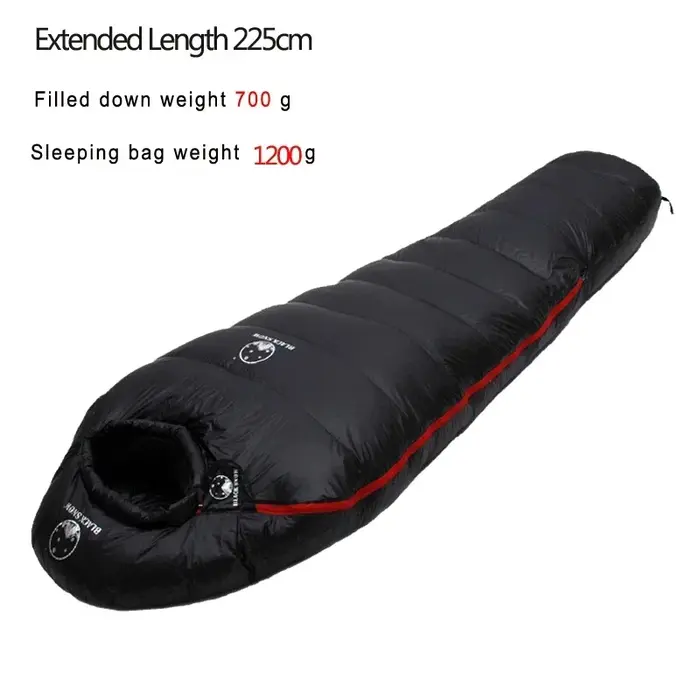 MUNIStyle-Sac de couchage en duvet d'oie blanc arc-en-ciel