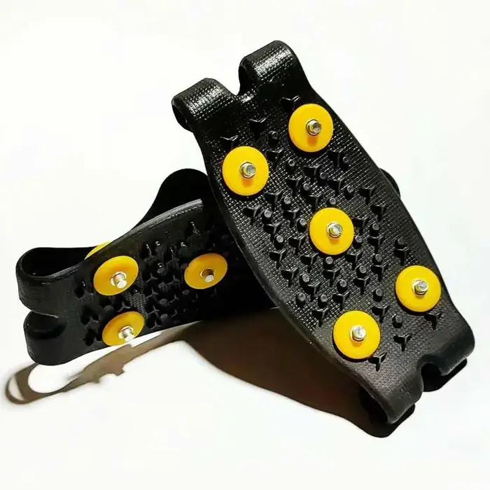 Crampons d'escalade à 5 pointes, antidérapants, crampons de montagne, couvre-chaussures à griffes de