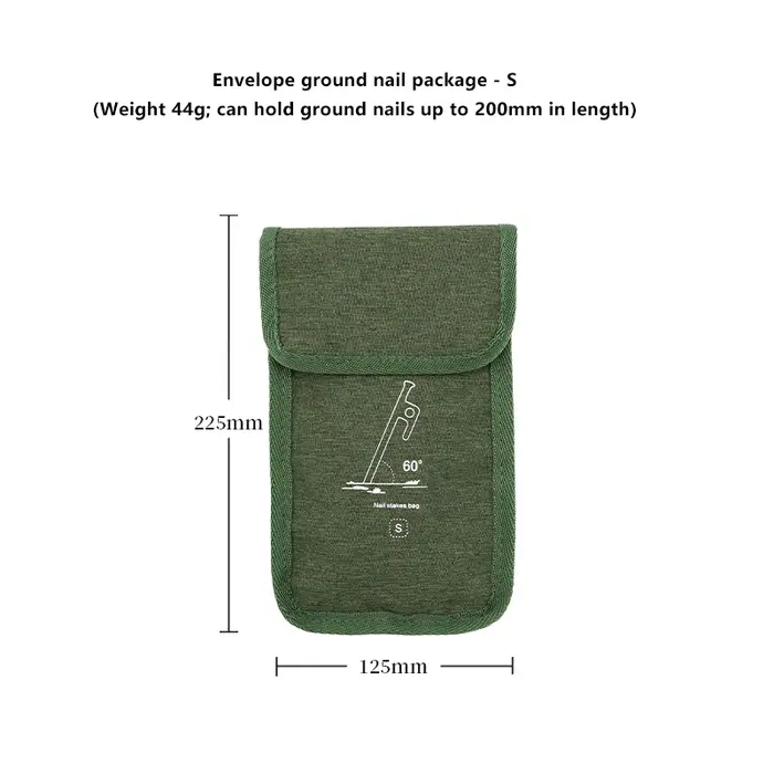 Sac à ongles en plein air, Kit de Camping, sac de rangement multifonctionnel pour ongles, tissu Oxfo