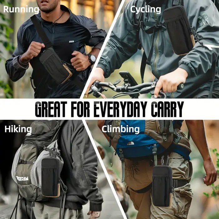 Nouveau sac de taille multifonctionnel pour sports de plein air, alpinisme et randonnée, sac pour téléphone portable, sac d'alpinisme en plein air, 1 pièce