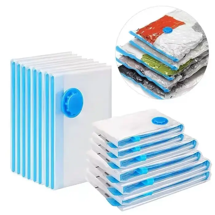 Sac sous vide et couvercle de pompe pour le rangement des vêtements