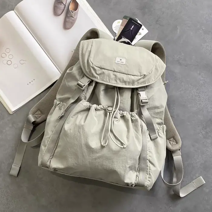 Sac à dos d'extérieur Snow Peak 25L de grande capacité, sac de randonnée léger en nylon, sac à dos d