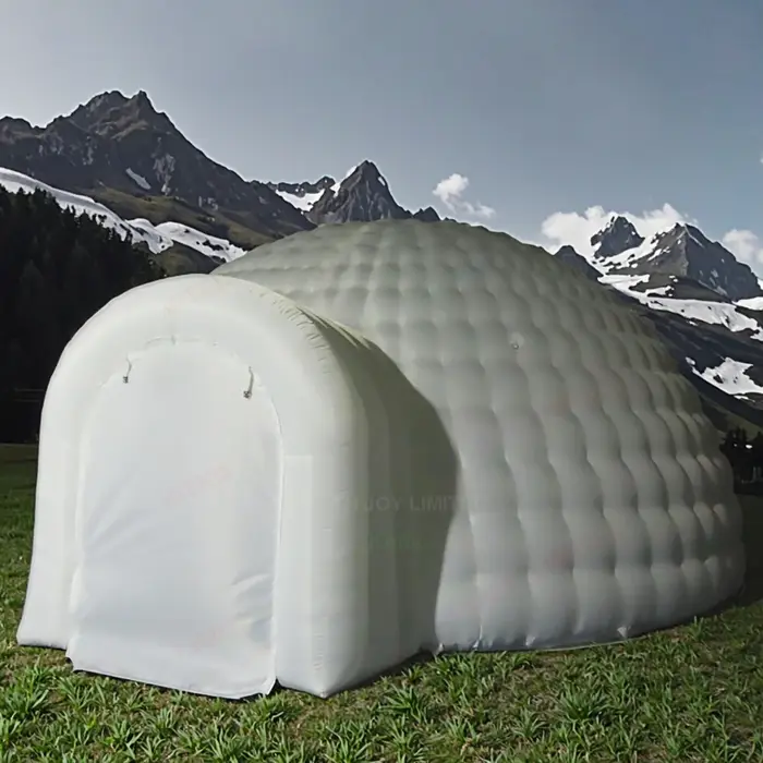 Grande tente dôme igloo gonflable de 10 mètres de diamètre pour les activités de plein air