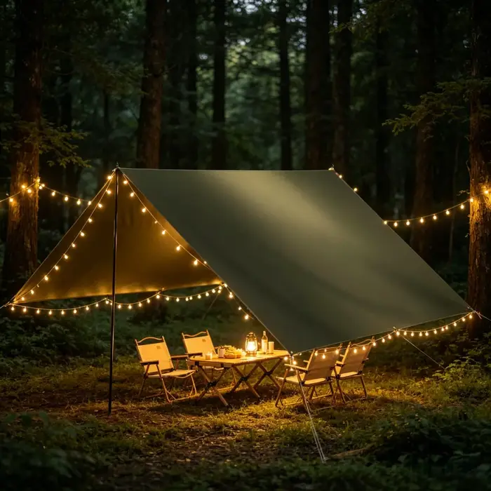Tente en bâche imperméable ultra-légère et portable