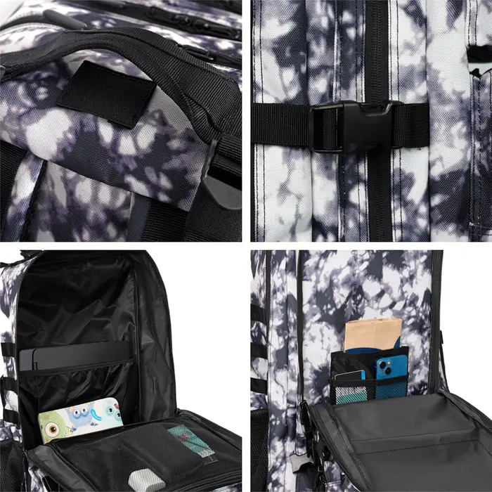 Sac à dos tactique 60L pour hommes, sac de sport imperméable pour voyage, randonnée, camping militaire, chasse, survie