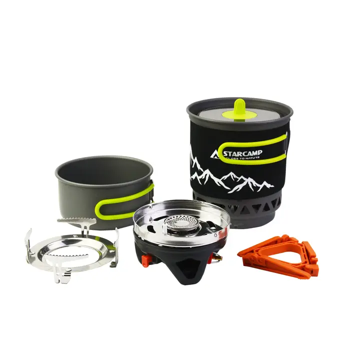 STARCAMP-Cuisinière à gaz pour camping en plein air, système de cuisson, cuisinière à jet à ébulliti