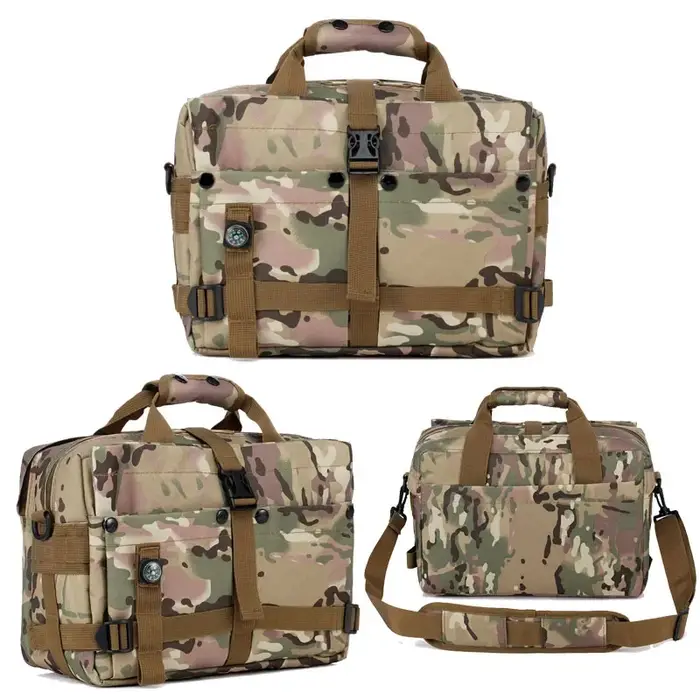 Randonnée Camping sac à dos sac en plein air militaire ventilateur sac à main tactique sac à bandoulière appareil photo photographie ordinateur portable sac de voyage avec boussole