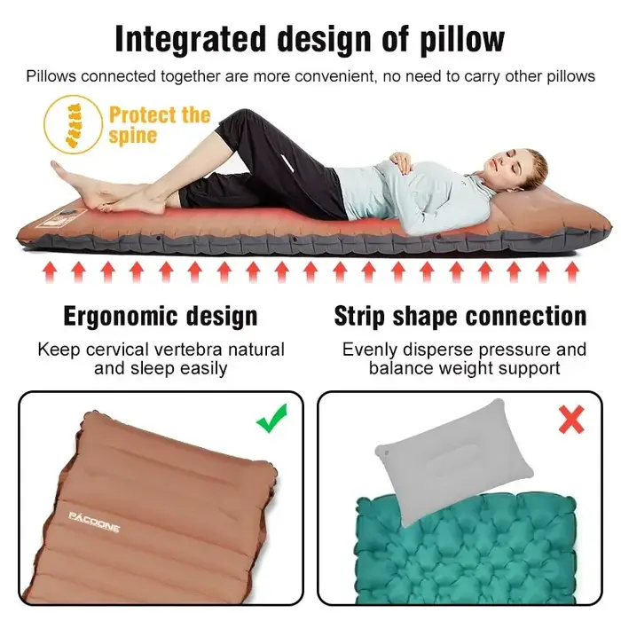 Matelas gonflable pour tente de Camping en plein air