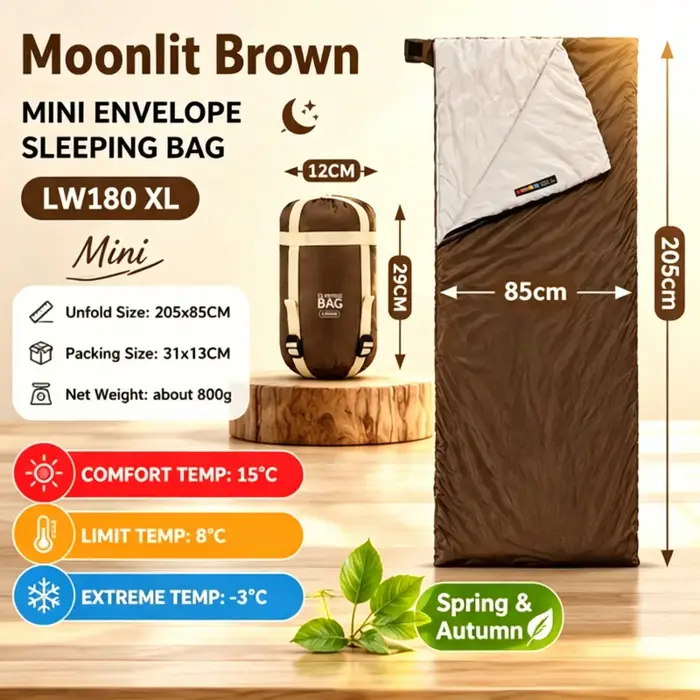 Sac de couchage extérieur en coton ultraléger pliable facilement