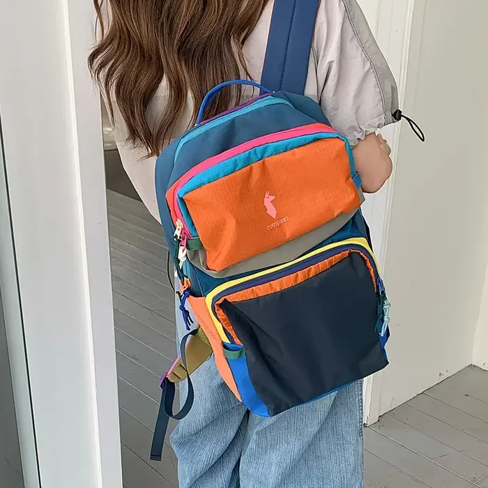 Sac à dos Alpaca multicolore unisexe léger et polyvalent pour le sport, les affaires, la randonnée, 
