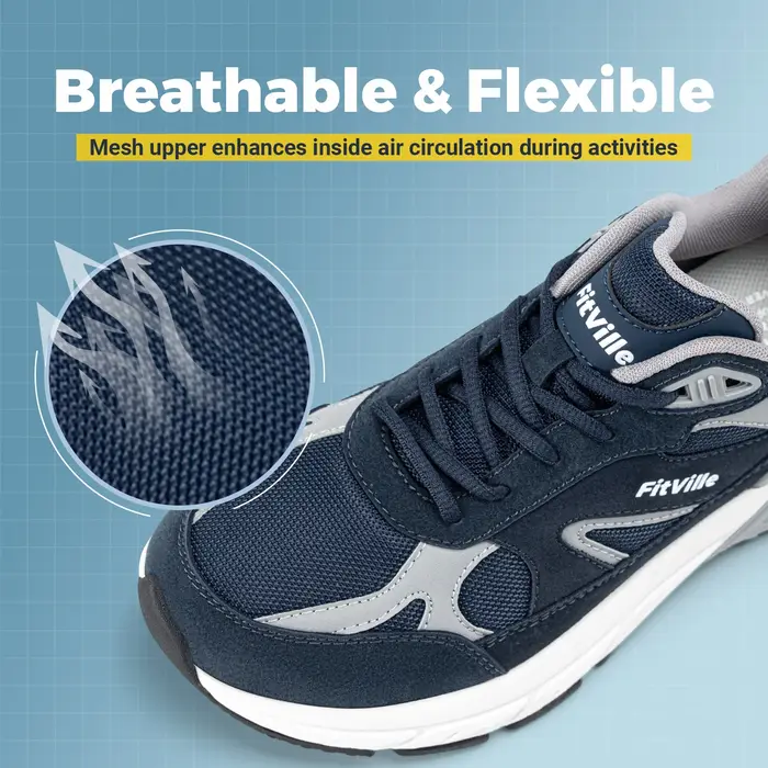 Chaussures de marche Fitville extra larges pour hommes