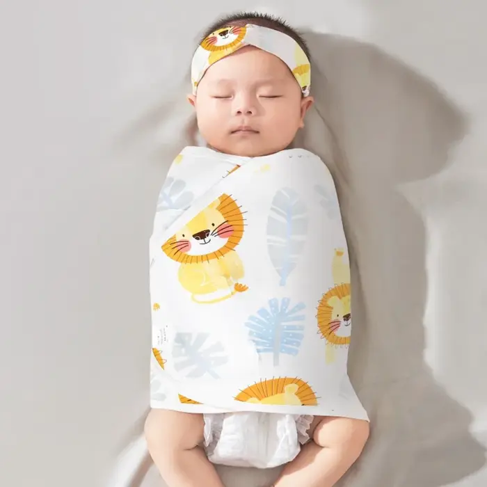 Sac de couchage doux Anti-surprise, sac de couchage en coton monocouche pour nouveau-né, enveloppe d