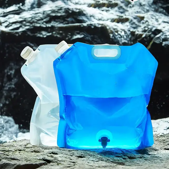 5/10L Camping sac à eau Portable pliant seau d'eau grand récipient