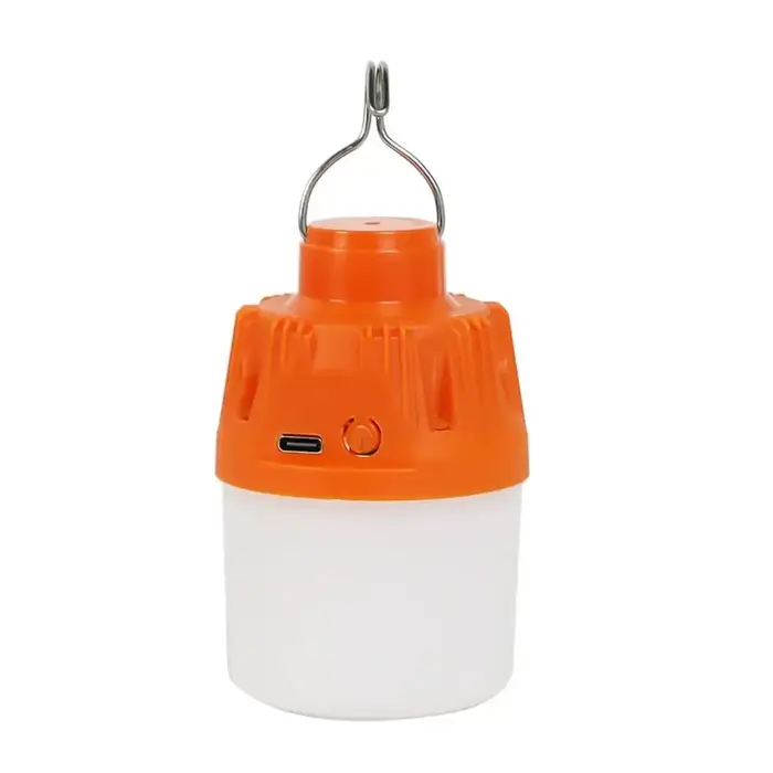Nouvelle lampe de camping LED portable rechargeable avec crochet, haute luminosité, étanche, charge 