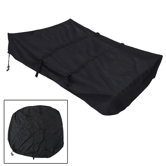 Camping voyage noir toit tente couverture sac de rangement