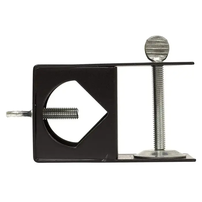 Pince de pont en métal noir, accessoire fiable pour Torches, Clip fixe I, cadre décoratif, Clip de fixation