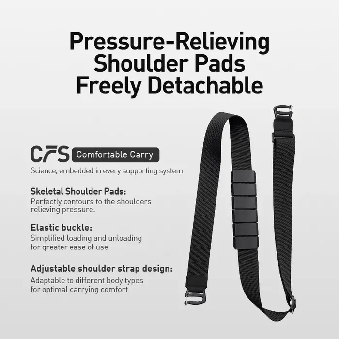 Sac de voyage ergonomique MARK RYDEN avec sangle rembourrée amovible pour les affaires et la salle de sport