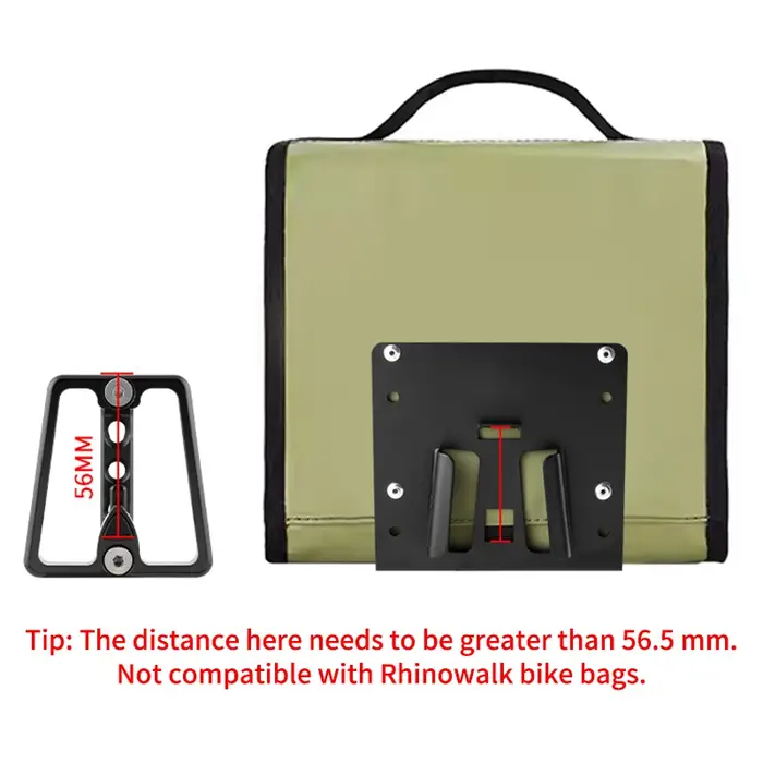 MUQZI – support de sac avant de vélo pliant