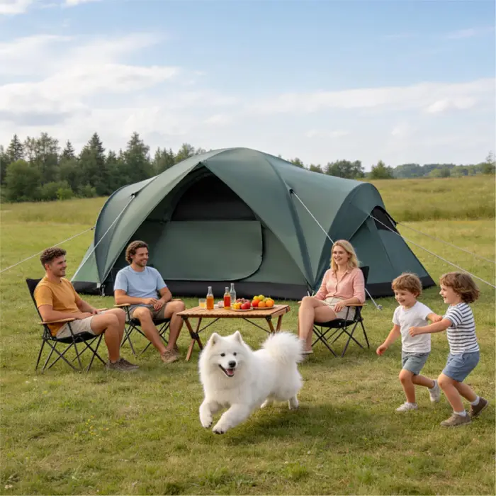 Tente de Camping en plein air imperméable pour 4 à 6 personnes
