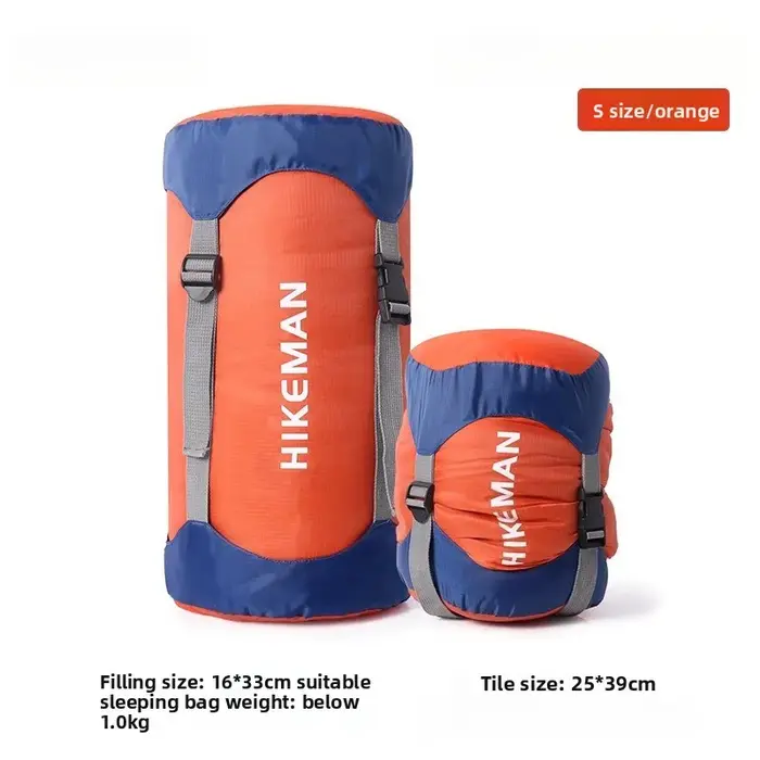Sac de compression pour sacs de couchage, sac de rangement étanche multi-usage pour camping en plein air, sac de rangement portable ultra-léger S-XL