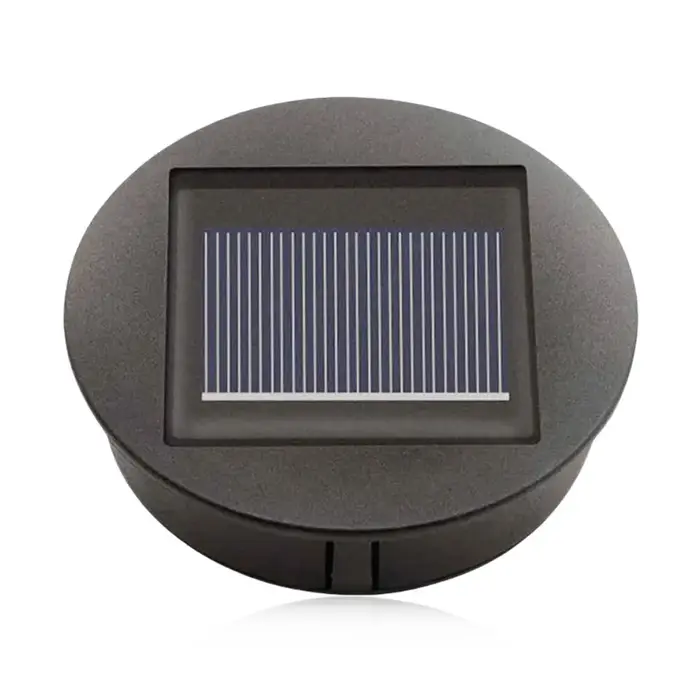 Lampe solaire incassable avec base, belle lampe de conte de nickel é, lumière extérieure, non absorb