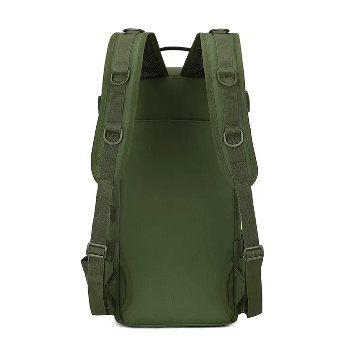 Sac à dos tactique multifonctionnel vert militaire pour hommes