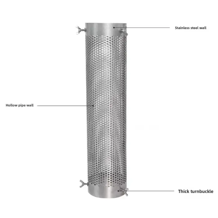 Tuyau de poêle de Camping en acier inoxydable