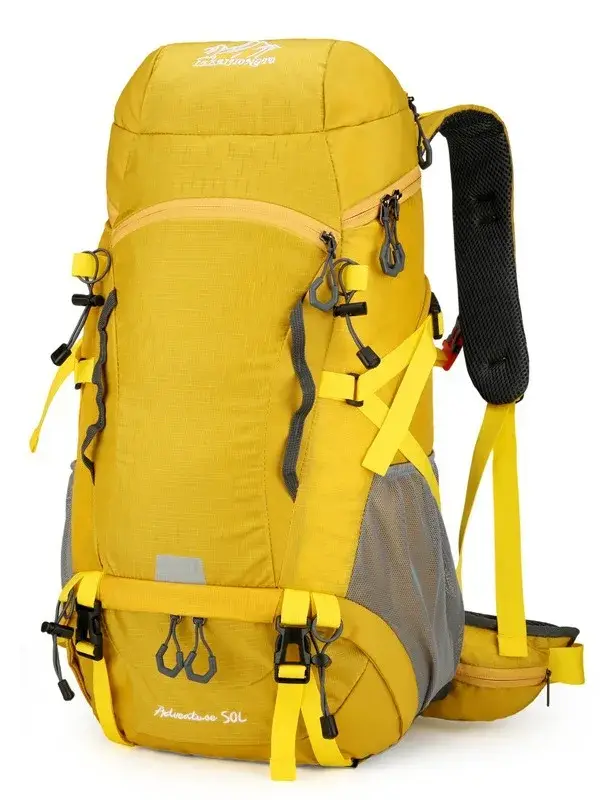 Sac à dos de randonnée en nylon étanche à la pluie, sac à dos de camping, sac d'alpinisme, voyage en