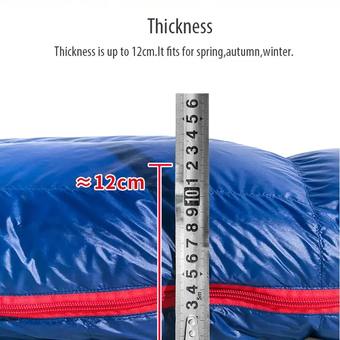 MUNIDown-Sac de couchage avec pack de compression pour temps froid