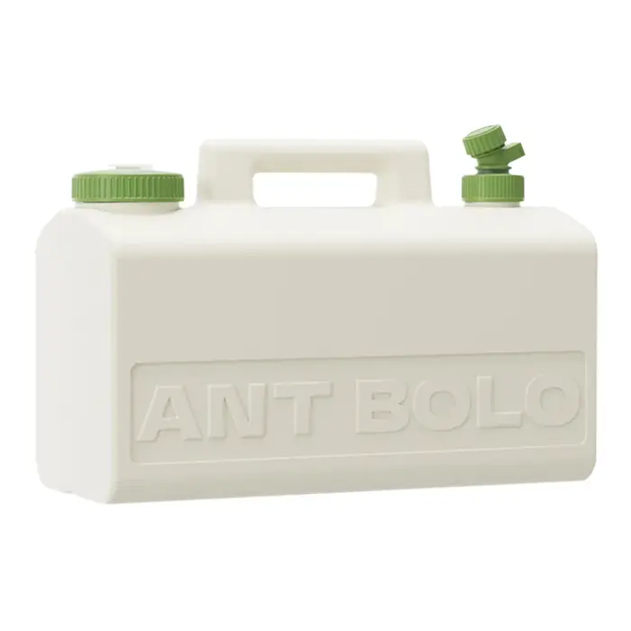 Récipient à eau portable de grande capacité avec poignées amovibles