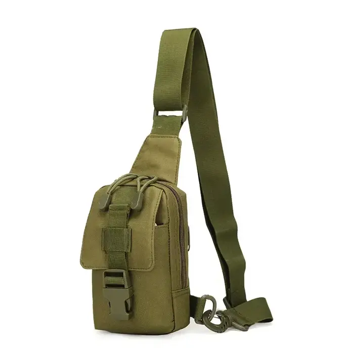 Sac de poitrine Simple pour Sports de plein air, Mini sac à bandoulière étanche pour téléphone portable, sac tactique décontracté
