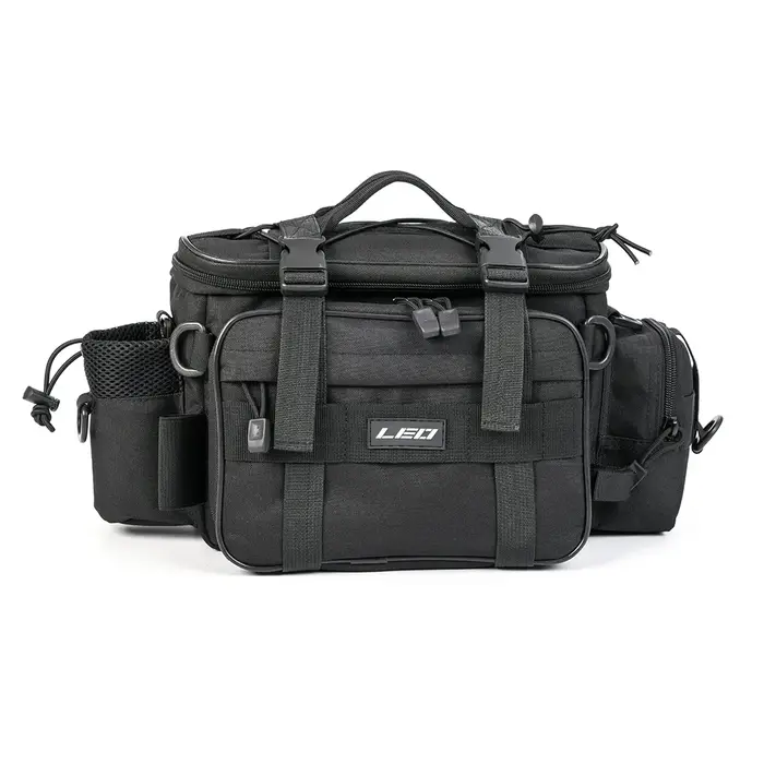 LEO – sacs de pêche multifonctionnels, sac à bandoulière simple, sac à la taille, Pack de leurres de