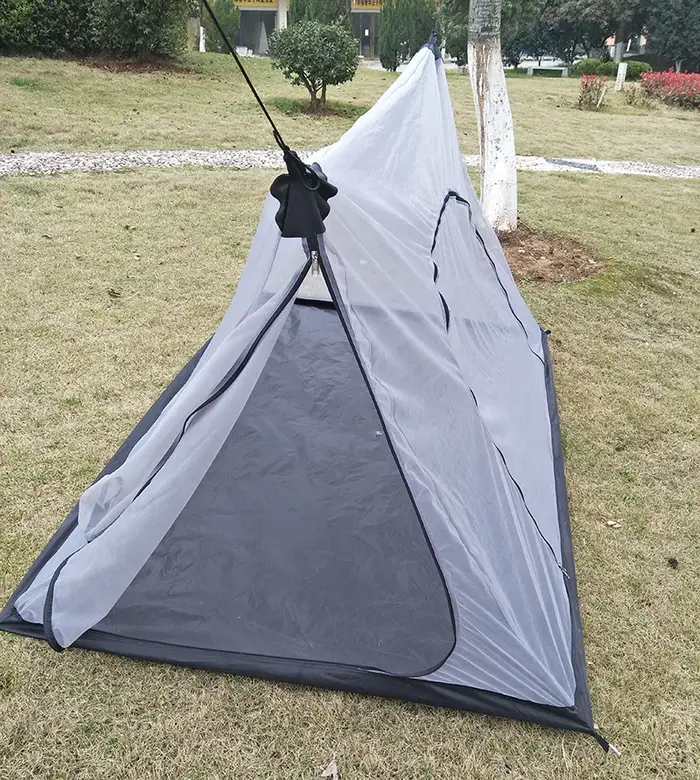 Nouveau Camping moustiquaire tente avec fond simple porte