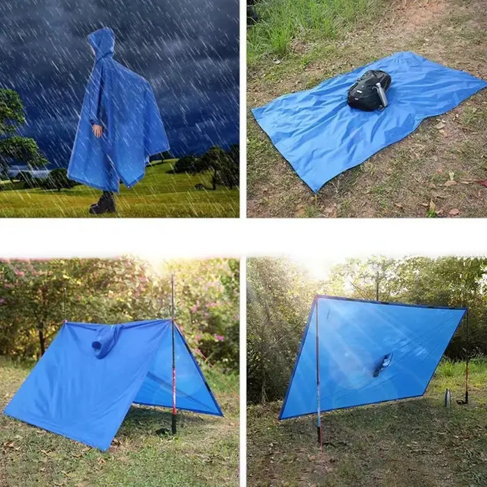 Poncho de pluie robuste pour sac à dos