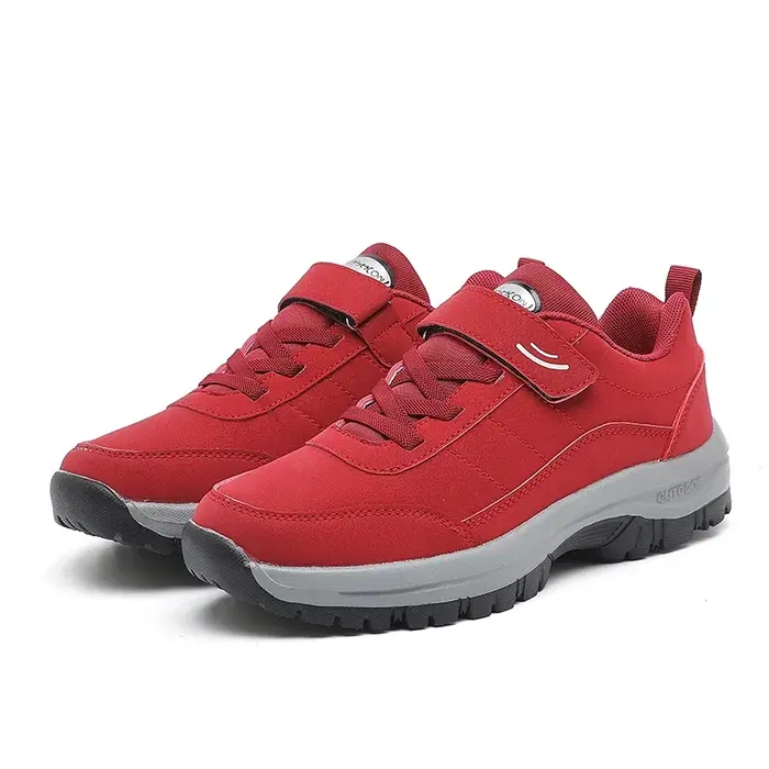 Chaussures de randonnée pour hommes et femmes 2025 avec bandes élastiques chaussures de sport antidérapantes chaussures de course de voyage en plein air confortables noir