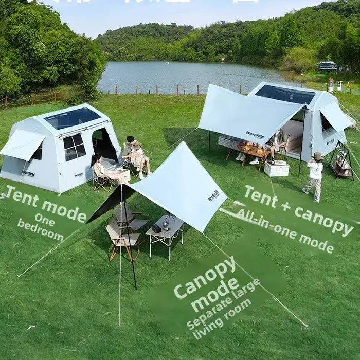 Tente gonflable automatique pour 6 à 8 personnes