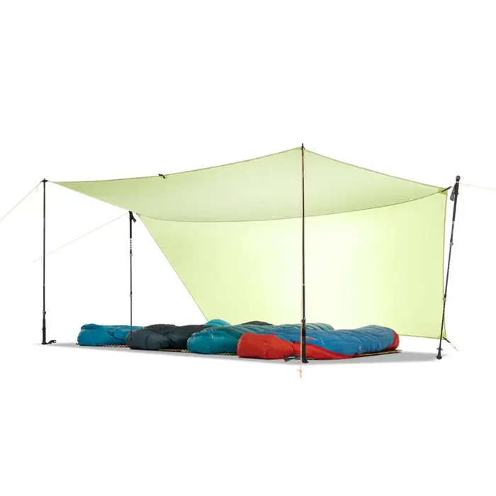 FLAME'S CREED 15D – tente de Camping en Nylon et Silicone, bâche de protection contre la pluie, les 