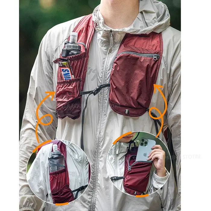 HIKEMAN 20 + 6L sac à dos pliable ultraléger sac étanche pour voyage randonnée en plein air taille de poche