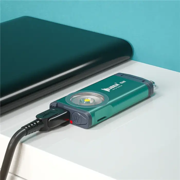 WUBEN G2 type-c porte-clés Rechargeable lumière 500Lumens Distance du faisceau 47 mètres batterie in