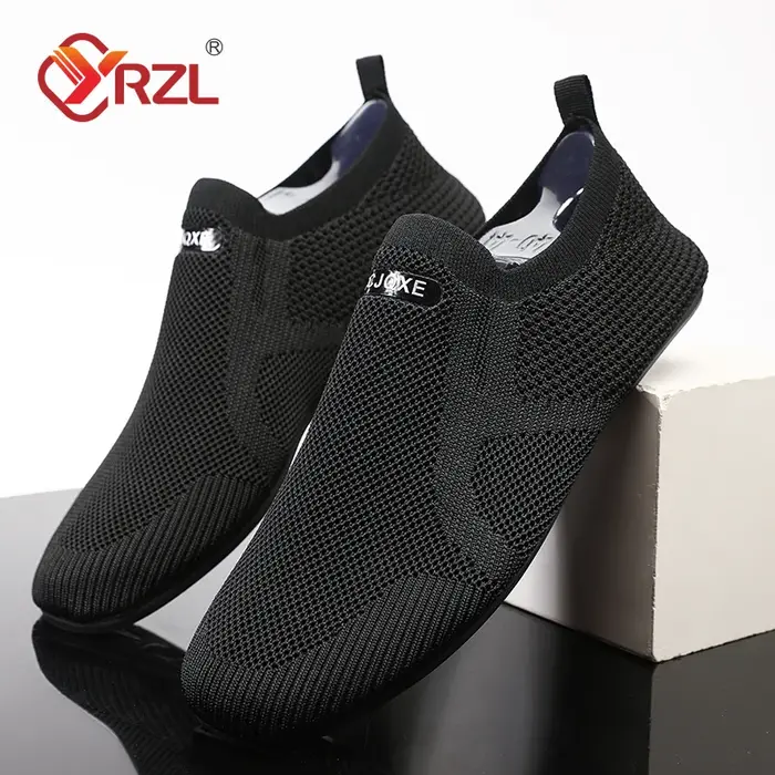 YRZL chaussures pour hommes marche tricot