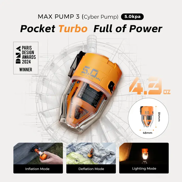 FLEXTAIL MAX PUMP 3 - Pompe à air électrique