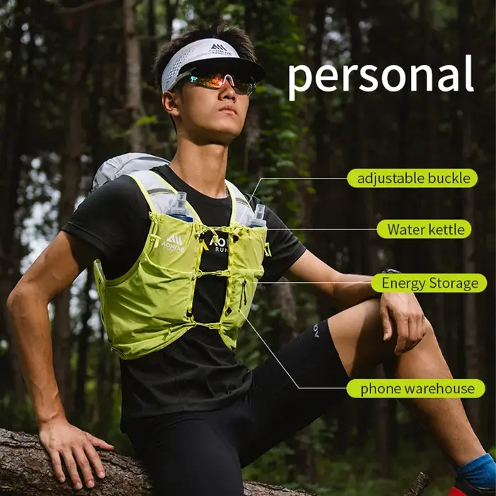AONIJIE nouveau C9116-15L grande capacité professionnel Trail course sac à dos pour cyclisme en plein air adapté randonnée alpinisme