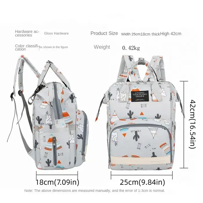 Sac à dos multifonctionnel pour maman