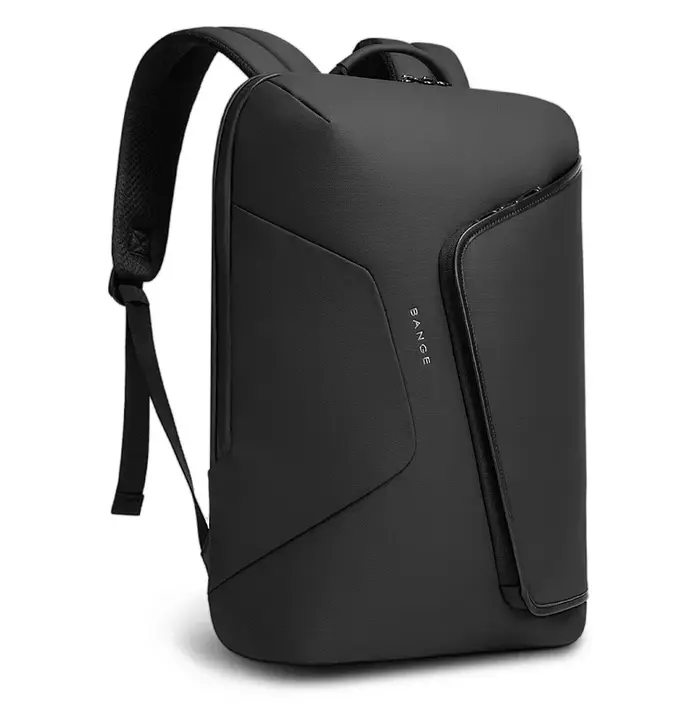 BANGE-Sac à dos d'affaires avec port USB externe, anti-éclaboussures, sac de voyage dans l'eau