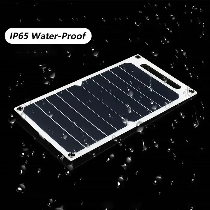 Panneau solaire portable étanche 35W 5V avec USB pour la randonnée en plein air