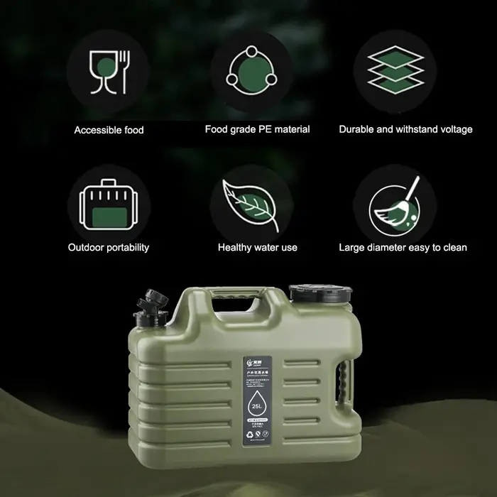 Récipient à eau de camping extérieur