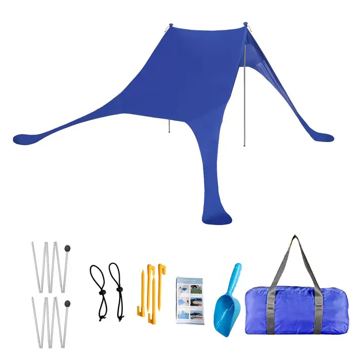Grande Tente de Plage Familiale de 2m x 2.1m