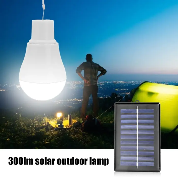 Lampe d'extérieur à énergie solaire portable