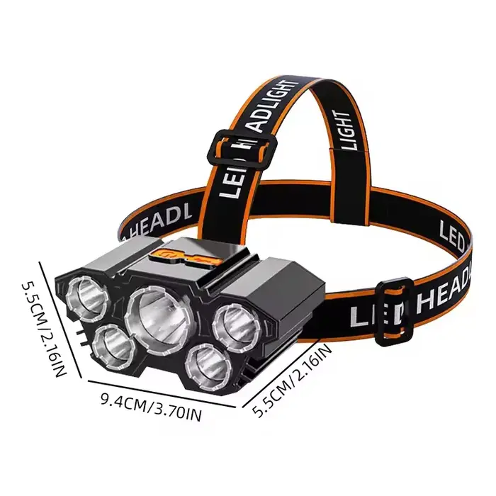 Mini lampe frontale tactique